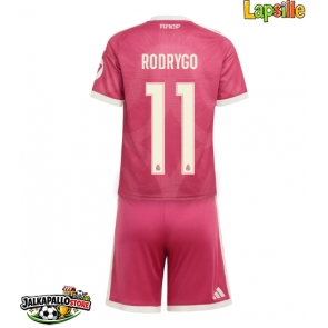 Real Madrid Rodrygo Goes #11 Kolmaspaita Lapsille 2026-27 Lyhythihainen (+ shortsit)